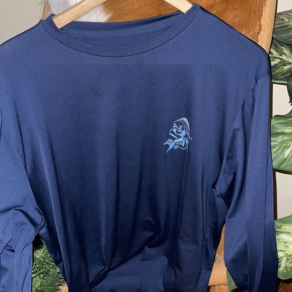 Vineyard Vines DriFit Material Fishing Performance Long Sleeve T-shirt - Picture 3 of 5